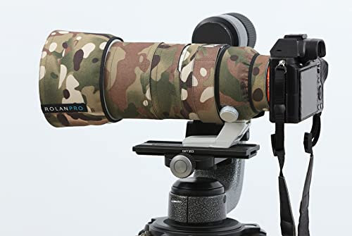 ROLANPRO Housse de protection étanche pour objectif Sony FE 70-200 mm F/2.8 GM OSS II - #4 Terrain étanche