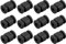 sourcing map Bolas de goma antivibración para amortiguar golpes M3,5 x 13 mm para RC Quadcopter FPV Gimbal Cámara Mount (negro/paquete de 12)