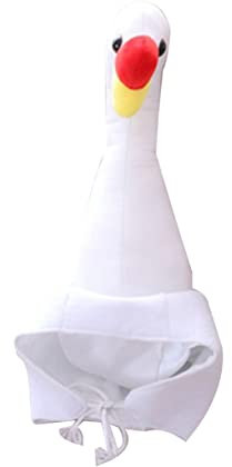 ibasenice Verstellbarer Schwanenhut Kopfbedeckung Schwan für Cosplay-partys Halloween-anzieh-foto-requisiten