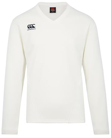 Canterbury Classic Long Sleeve Cricket Overshirt für Unisex Kinder, Navy, 12
