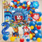67 Stück Paw Geburtstagsdeko, Pat Geburtstag Dekoration Set, Foto Hintergrund, Paw Deko Kindergeburtstag, Folienballon, Latex Luftballons, für Kinder Party Supplies