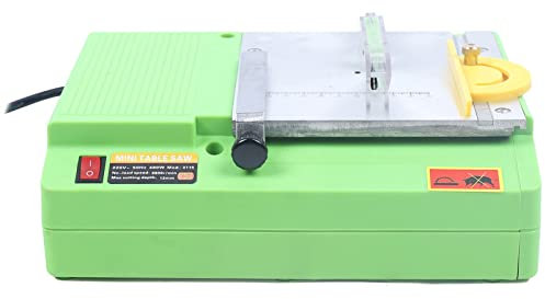 Mini scie de table faite à la main - Pour le travail du bois - Scie de banque - Modèle DIY - Outil de coupe - Mini outil de coupe - Pour le travail du bois - Scie circulaire de table électrique - Pour