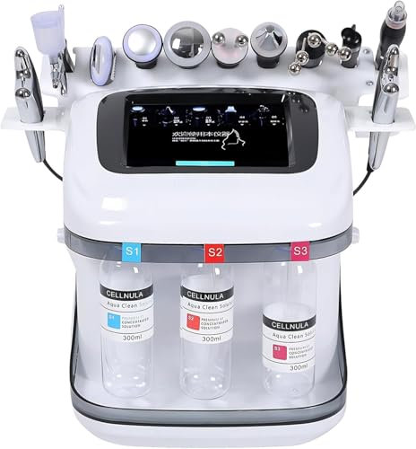 Máquina de Belleza de oxígeno de hidrógeno 10 en 1 Máquina Facial Multifuncional Herramienta de Cuidado de la Piel Limpieza hidratante para salón de SPA y Uso doméstico