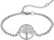 Eigso Arbre de vie en acier inoxydable pour femmes Hommes Vintage Mode gracieux Charm Box Chain Bracelet pour femme Homme