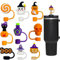 VICDUEKG 9 Stück Halloween Strohhalm Abdeckung für Stanley Cup Zubehör, 10mm Staubdichte Strohdeckel, Strohhalme Abdeckung Accessories