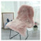 Faux Lammfell Schaffell Teppich 60 * 90cm Lammfellimitat Carpet Longhair Felloptik Flauschige Weicher Fellteppich Stuhlkissen Bodenteppich Sitzfelle Nachahmung Wolle Matte für Sofa Wohnzimmer