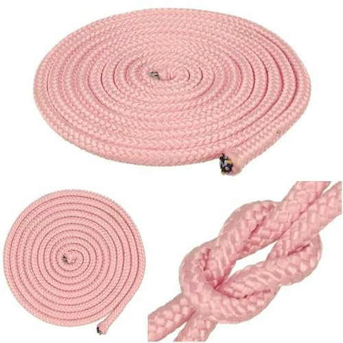 Kacperek - Seil 8mm - Schnur Reißfest - Starke Leine aus Polypropylen mit Kern, Geflochten - für Segelsport, Garten, Haushalt, LKW - Rosa - Länge 10m