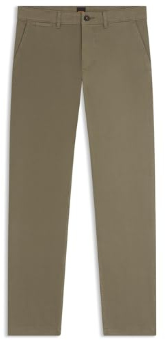 BOSS Men's Chino-Regular-1 Trousers_Flat, 342open Green, 31W x 30L