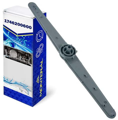 Brazo Rociador Superior para Lavavajillas con Código Original 1746200600 para Beko para Blomberg para Arçelik para Arctic para Altus - Garantía de 10 Años - MONTERAL