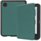 SATURCASE Coque pour Kobo Clara Color/Clara BW 6 pouces, PU Cuir Silicone Flip Folio Ultra Mince Légère Housse de Protection avec Fonction de Veille/Réveil Automatique (Vert)