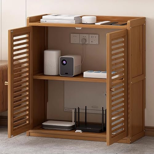 MTSYXYM Caja de Almacenamiento WiFi,Big Pared Estante de Almacenamiento de Router,decoración de Pared,para Sala de Estar, gabinete, decoración.(59 * 25 * 67cm)