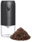 Iconique Portable Electric Automatic Coffee Grinder | Compact Burr, Coarseness Adjustment, Multi-Grind for Coffee, Spices, Nuts | 25g Capacity | Included USB-C Charger & Brush
