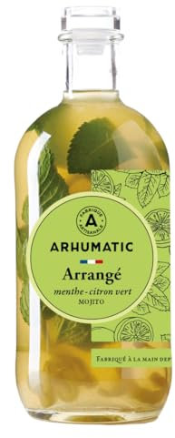 ARHUMATIC - Mojito Menthe, Citron vert - Arrangé - Boisson spiritueuse à base de rhum - 26% Alcool - Origine : France - A servir en dégustation ou apéritif - 70cl