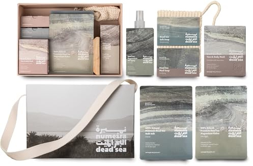Numeira Geschenkset Totes Meer, Spa-Korb, Verwöhngeschenke für Frauen, Spa