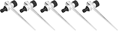CHICIRIS Rasensprinkler-Spike, Rostfrei, Metallverbinder für Dichte Abdichtung, Ideal für die Wand, Grüne Mikro-Sprinkler-Bewässerung, 5 Zoll, 5er-Set