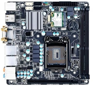 Scheda Madre Fit for GA-H77N-WIFI H77N-WIFI Mini ITX Scheda Madre Desktop H77 LGA 1155 i3 i5 i7 DDR3 16GB SATA3 USB3.0