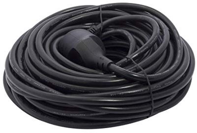 Prolongateur HO5VVF 3x1,5mm²- 20m - Noir - Chacon