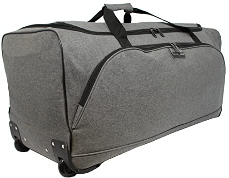 Borderline 30 Large Wheeled Holdall Bag Suitcases with Wheels 96 Litre Luggage Travel Bag Trolley Case