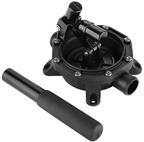 XUPHINX Water Transfer Pump,720GPH Boat Marine Manual Diaphragm Hand Bilge Waste Water Transfer Pump