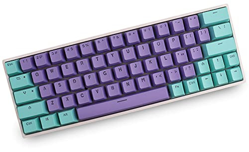 Sunzit Keycaps, 64 Keycaps Backlight Mechanische Tastatur PBT Keycaps für GK64 / SK64 Keyboard Keys(nur Keycaps
