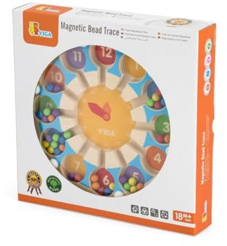 Viga Toys - Magnetspiel - Uhr & Farben