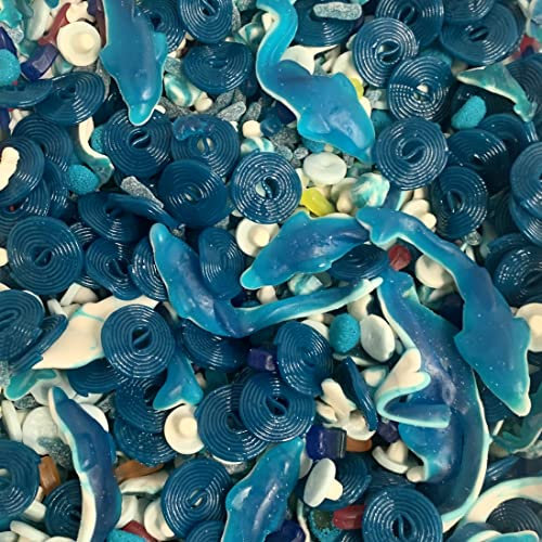 Blue Sweet Mix 1kg Share Bag by The Gourmet Sweet Company