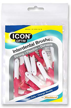 Stoddard Icon Brossettes Interdentaires Standard Rose - Lot de 25