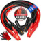 MASKO® - Cavo di avviamento per motori a benzina e diesel, 6/ 12/ 24 Volt, cavo di avviamento per auto e moto, in rame, con guanti e borsa per il trasporto, 2 cavi lunghi 4 m e spessi 50 mm² a 3000 A