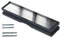 Keypak 30 cm Türbriefkasten – passend für 40–80 mm Türen, Anti-Schnapp-Klappe, interner Zugluftstopper, verstellbarer Briefkasten für Holztüren aus PVC-Verbundwerkstoff (schwarz/silberfarben)
