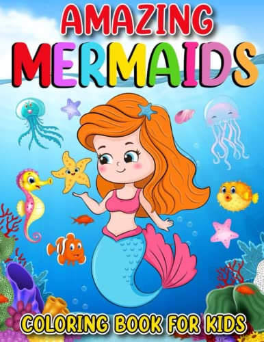 Mermaid Coloring Book: for Kids Ages 4-8
