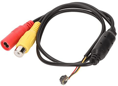 Dpofirs 800TVL HD Mini Bullet Cámara de Seguridad Cámara de Vigilancia Interior, 6x6 Home Video Sound Cámara Analógica Salida AV Mini CCTV Cámara de Seguridad