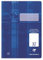 Clairefontaine 331637C - Packung mit 25 Heften ideal für die Schule, DIN A4, 32 Blatt, 90g, Lineatur 37 durchgehend liniert mit Rand gelocht, Blau, 1 Pack
