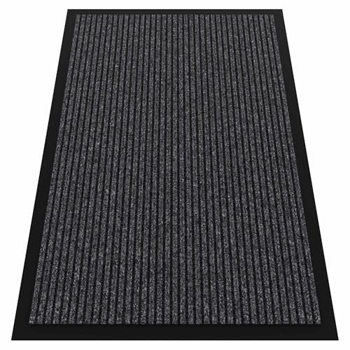 HOMEK Front Door Mat, 60×90cm Commercial Door Mat Indoor Outdoor Entrance, Heavy Duty Welcome Mat, Rubber Backing Non Slip Doormat for Entryway