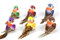 6 Stücke Künstliche Vögel Künstliche Federvögel Vögel Styropor Mini Vogel Figuren Bunt Vogelfigur mit Halterungsklammer Styropor Tiere für Party Dekoration, Gartendeko Und Hochzeitsdekoration