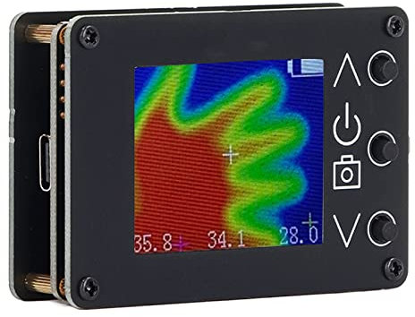 Termocamera, Termocamera a Infrarossi IR 320 X 240, Risoluzione 1600x1280, Schermo a Colori da 1,8 Pollici, Intervallo di Misurazione della Temperatura da -40 a 300 °C