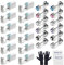 Longbeauty 6 Paare Ohr Piercing Set Einweg Ohrlochstechpistole Selbst-Piercing Werkzeug Kit mit Ohrsteckern, 4mm