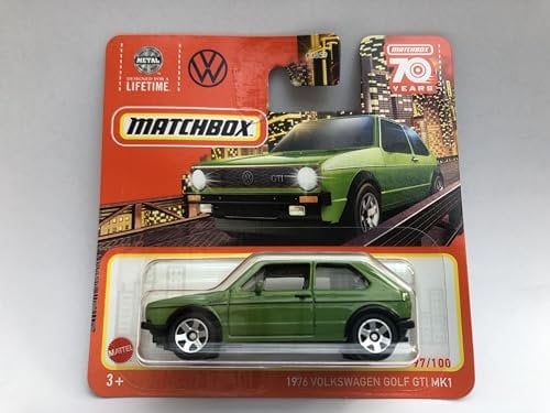 2023 Matchbox 1976 Volkswagen Golf GTi MK1 Green 97/100 (Short Card) HLC96
