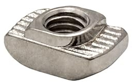 KLAK 20 - Edelstahl Hammermutter Nutenstein M4 Nut 6 für Aluprofil 20-er - 10 Stück