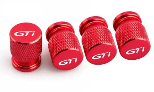 KardoL 4 Stück Hochwertige Ventilkappen Kompatibel mit für Peugeot GTI 206 207 208 306 307 308 4007 5008 407 106 - Stabiler Auslaufsicherer Ventildeckel,E