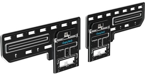 Supcline Ultra Slim TV Wandhalterung für 42 bis 100 Zoll Frame TV-Rahmen & Flach Fernseher, nur 0,8cm Flachprofil TV Halterung, hält bis zu 80kg, passt in jedes Interieur