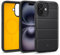 Caseology Athlex Mag for iPhone 16 Case [Sandstone Texture for Anti-Scratch] Magnetic Military Grade Drop Protection Case Cover for iPhone 16 - Active Black