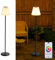 RWWR Solar Stehlampe Outdoor Stehleuchte Garten Stehlampe Terrasse Ferndimmen 2-in-1 Aufladbar 8 Farben IP44 Ideal für Patio Balkon Garten Mit Tuya App Funktion (SOLAR)