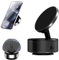 360 Rotatable Car Magnetic Phone Holder, Electric Vacuum Magnetic Car Phone Mount, Car Electric Suction Cup Vacuum Magnetic Phone Holder for All Smartphones (Black)