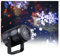 HPHPH Projecteur Noel Exterieur, Projecteur de Flocon de Neige lumière LED Mobile projecteur Lampe de Paysage décoration de noël en Plein air LED décor de scène de noël,Halloween, Noël.(1PCS)
