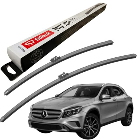 Silbak Windscreen Wipers, fits for MERCEDES GLA-CLASS (01/2015-12/2019) Front Wiper Blades, 600mm/480mm