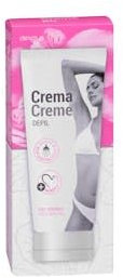 Crema depilatoria mujer para el cuerpo piel sensible bajo la ducha incluye manopla Bote 200 ml