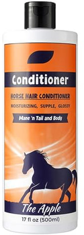 Hogvinnatil Mähne und Schwanz Shampoo, Pferdshampoo - Deep Nourishing Tail and Mane Shampoo 500ml Conditioner | Pferdepflegezubehör, Mantelreiniger -Duschgel zum Reinigen und Konditionieren