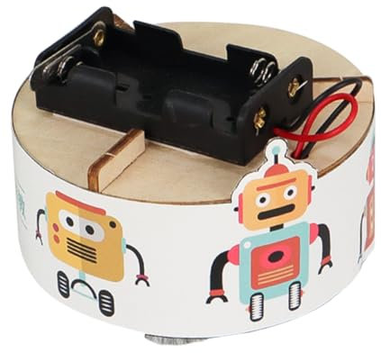 DIKACA Robot Aspirateur Électrique pour Enfants Jouet Puzzle 3D Simulation De Robot Nettoyeur