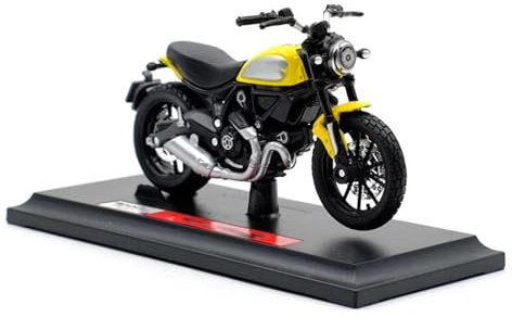 HFMXZHI Modello in scala di moto Moto Giocattolo Oggetti Regalo 1:18 Per Ducati Scrambler Modellino Di Pressofuso In Lega