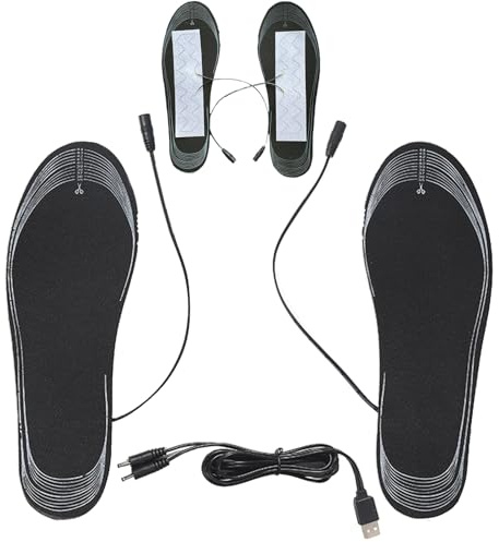 Beheizbare Schuhsohlen | USB-Heizsohlen für Winter - Winter- & Sportaktivitäten | Für Outdoor-Aktivitäten, Camping, Wandern, Wintersport bei Kälte